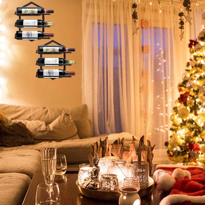 Suport sticle vin, sampanie, Giyprpi, 3 sau 11 sticle 750ml, pe perete