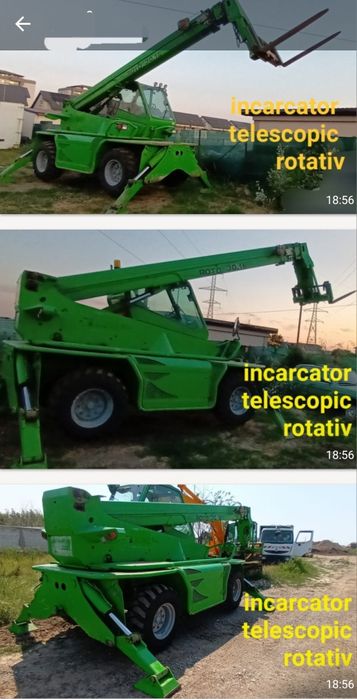 Manitou merlo 30-16 ROTATIV  incarcator  cupa+furcifrontal