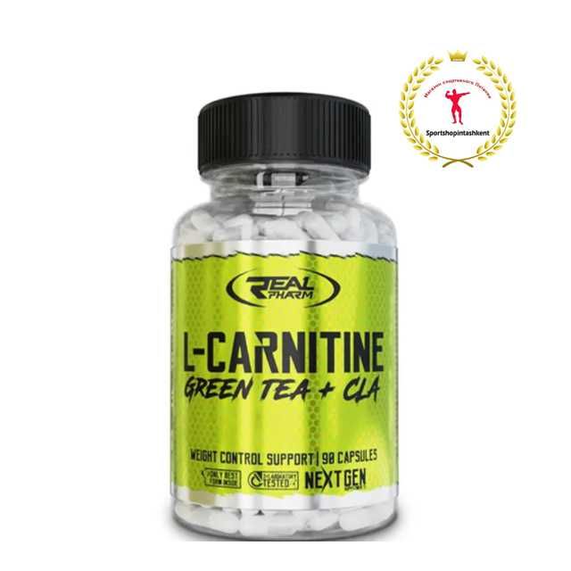 Real Pharm L-Carnitine + Green Tea + CLA — жиросжигание и контроль
