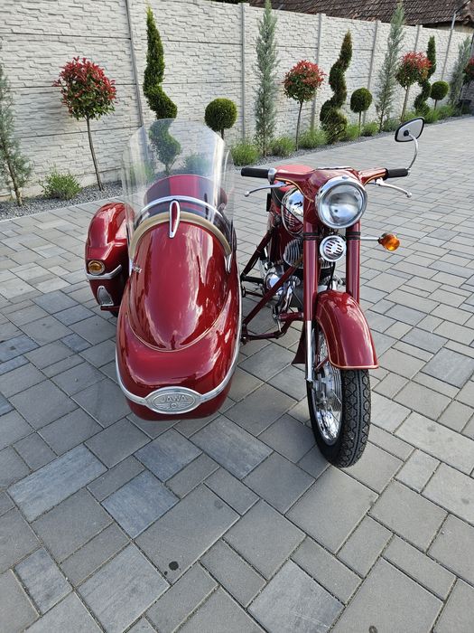 Jawa 350 velorex cu atas,motocicleta de colectie,fabricate 1966,stare