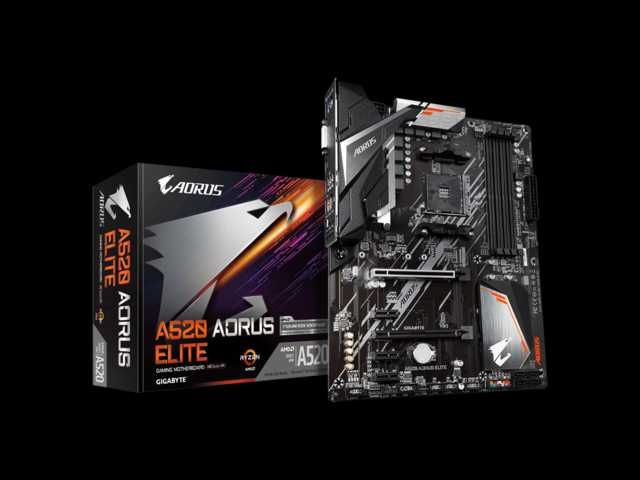 Дънна платка Gigabyte A520 AORUS ELITE, сокет АМ4, НОВА