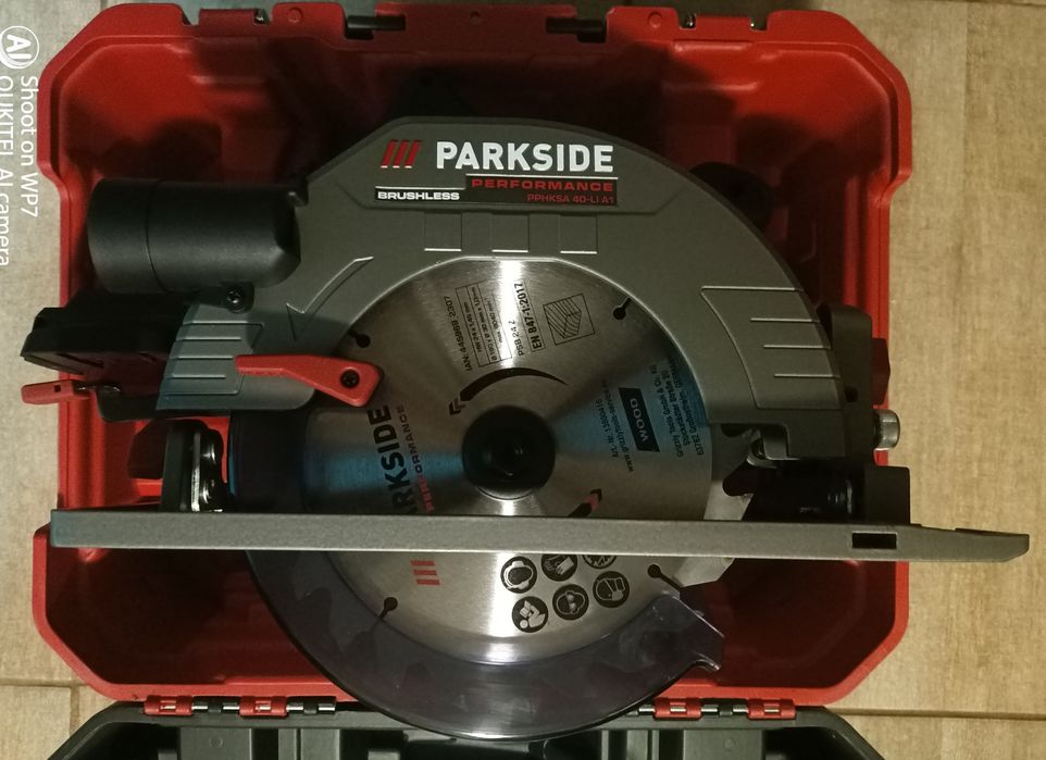 Parkside ferastrau circular 40V fierastrau cu disc pe baterie 2 x 20V