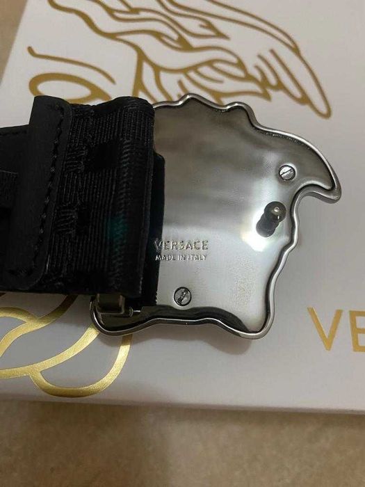 Curea Versace Medusa Buckle cu FACTURA