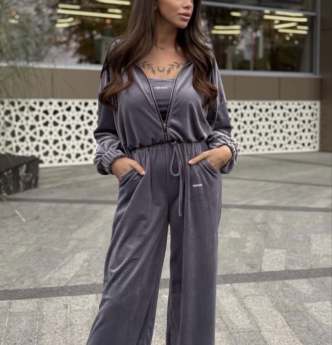 Плюшен сет от три части