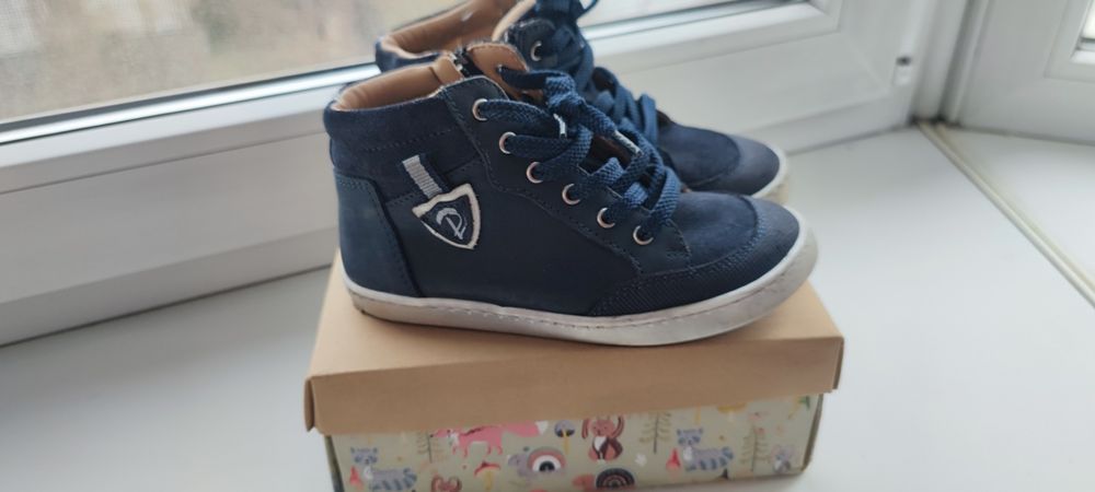 Детские осенние ботинки из натуральной кожи для мальчика, 28рр