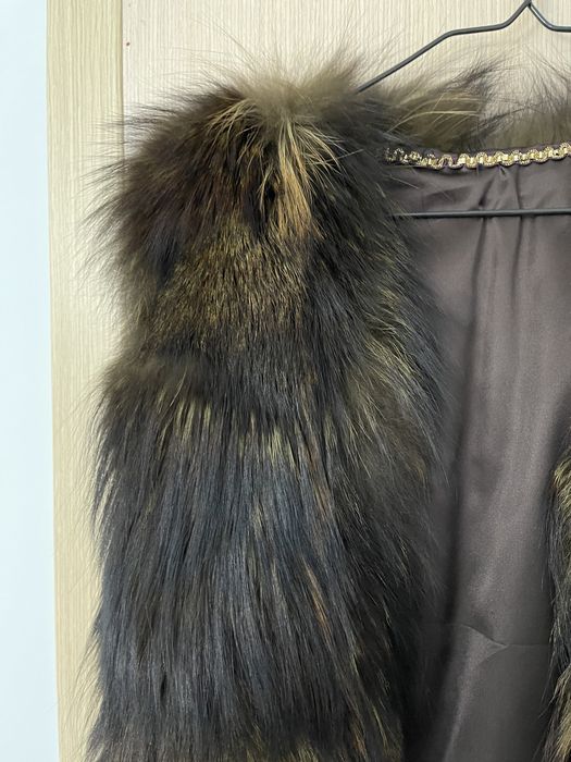 Елек от естествен пух от лисица