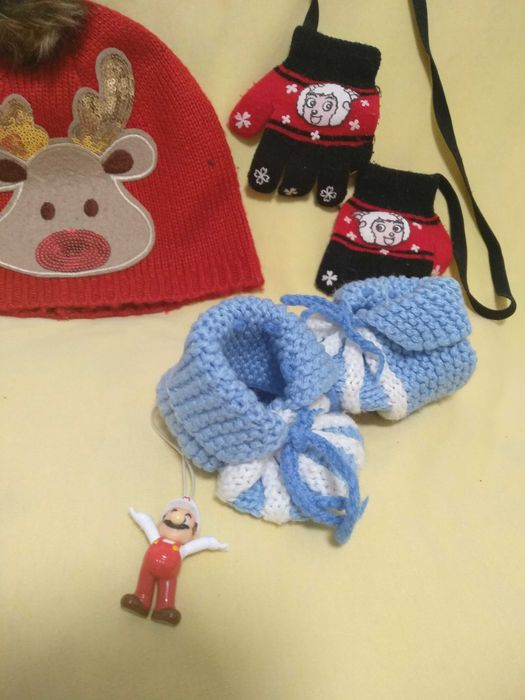 Нови бебешки и детски терлици ръчно плетиво