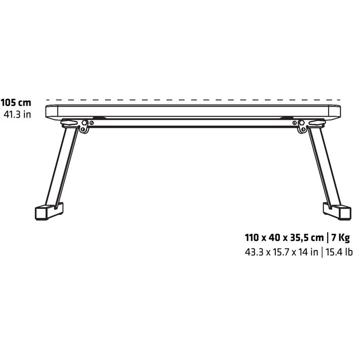 Bancă Bodybuilding pliabilă Bench 100 - produs resigilat Decathlon