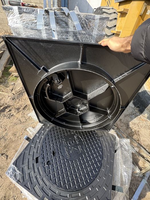 ВЧШГ Квадратные люки под брусчатку