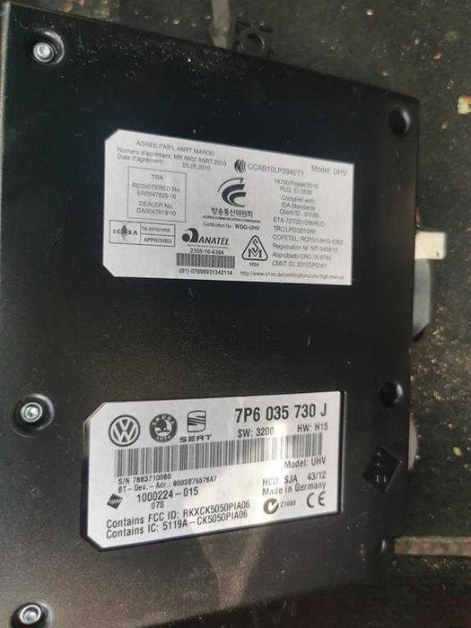 modul bluettooth vw passat cc b7 tiguan cod 7p6035730j
