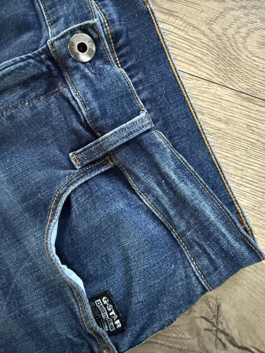 Blugi GSTAR Raw Slim Albastru Barbati | Marime 33 x 32 (Talie 84 cm)