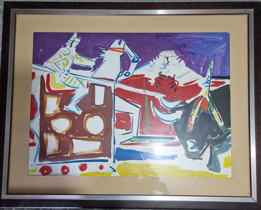 Vand Tablou abstract Roberto Ortun̈o Pascual