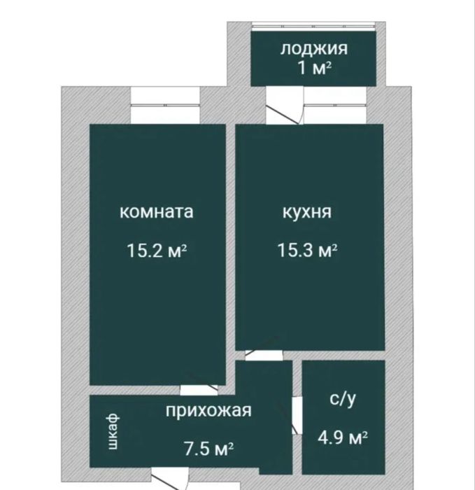 Продам однакомнатную квартиру