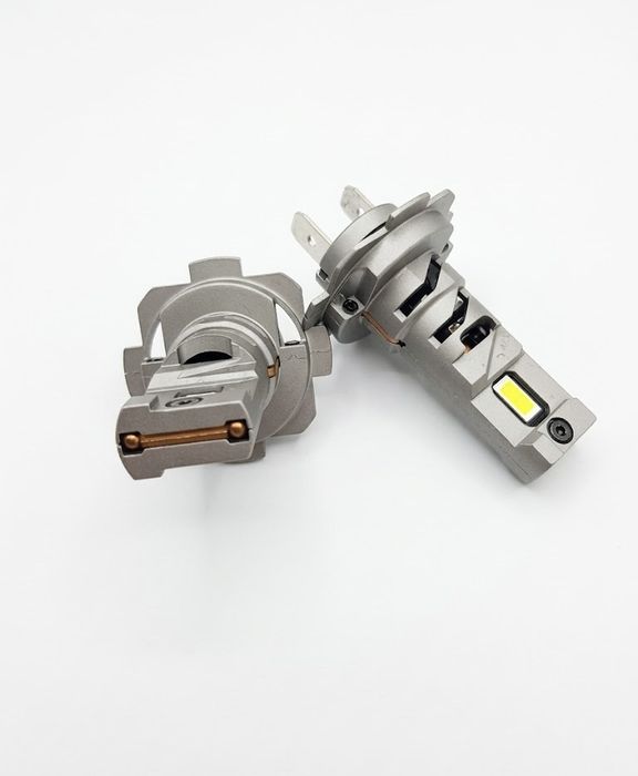 Bec LED H7 1:1 cu halogenul, fara polaritate, certificari CE, RoHS