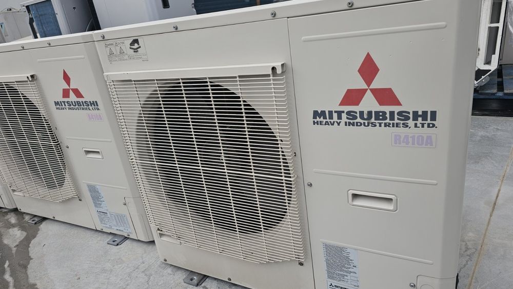 Mitsubishi heavy 25kw 12kw климатици за термопомпа или касетъчен