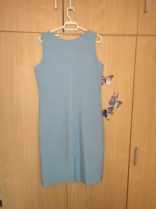 Rochie bleu marimea 44 model office elegant albastra