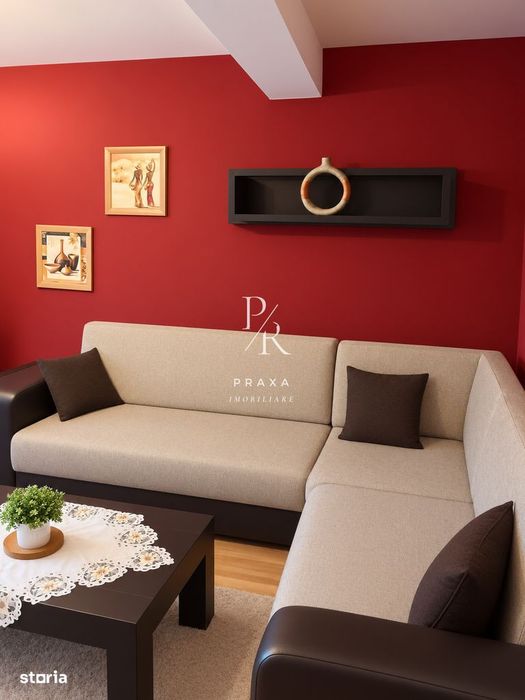 Apartament 1camera, 40mp, complet mobilat nou, decomandat, parcare, zo