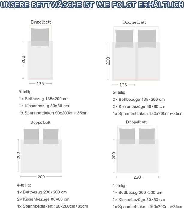 Спално бельо 5 части 135x200 см + чаршаф 180x200 см – тъмно бежово