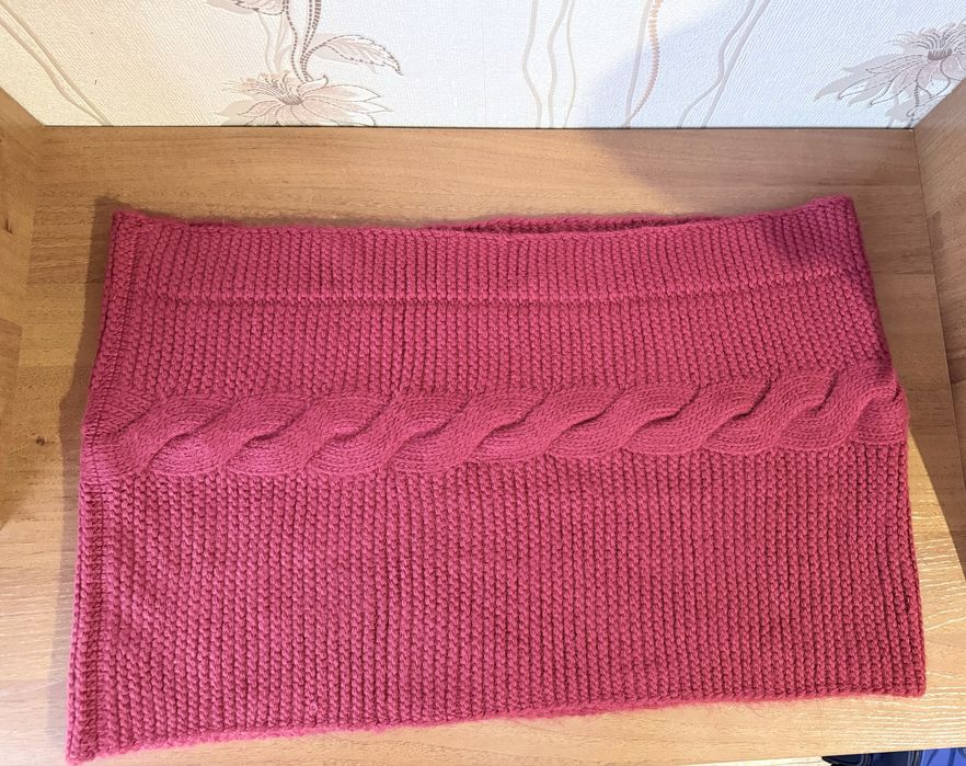 Снуд женский крупная вязка