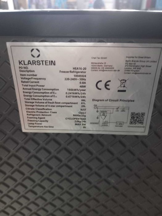 Mini frigider cu congelator