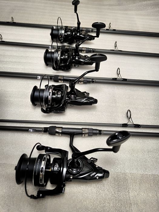 SET 4 Lansete ULTEGRA XT CARP 3.90m,2 tronsoane + 4 Mulinete FL 9000