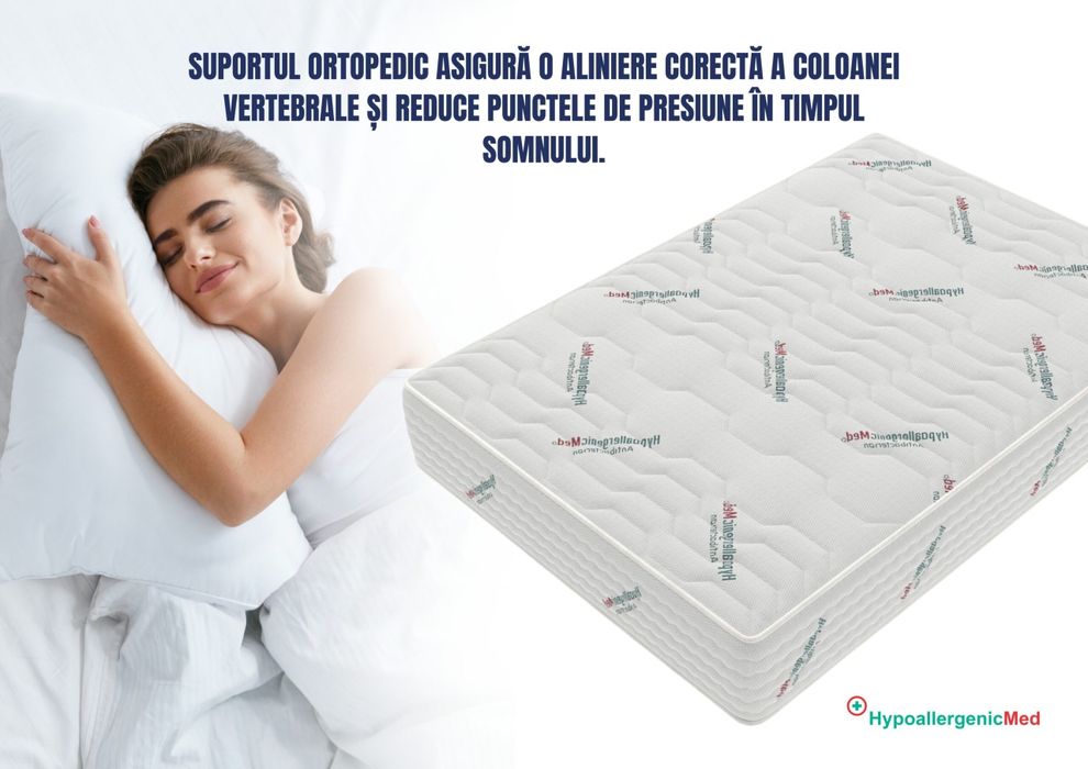 Saltea Pocket HypoalergenicMed Safe Relax 180x200 cm