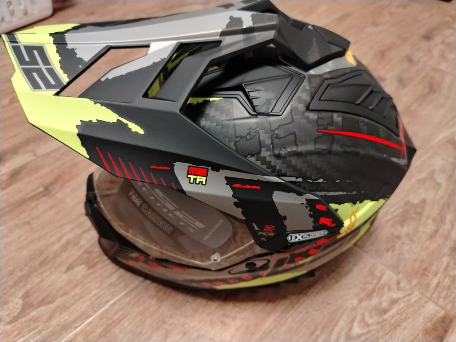 Casca LS2 MX701 Explorer C EXTEND Galben Mat HV 3XL