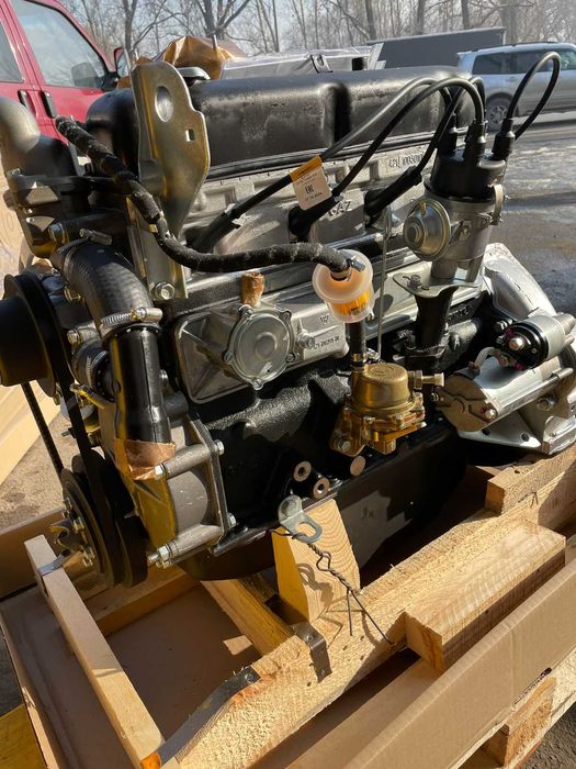 Двигатель в сборе УАЗ Евро-0 чугунный блок