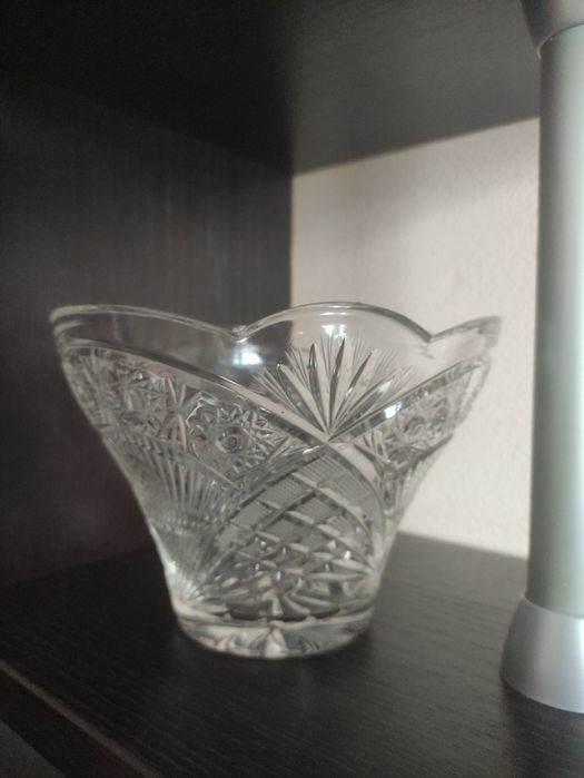 Хрустальная ваза СССР (Конфетница, салатница)