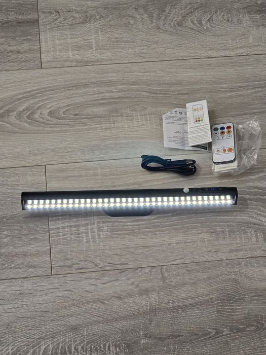 Bară luminoasă LED BRAVZURG cu senzor mișcare, baterie, telecomandă, magnet