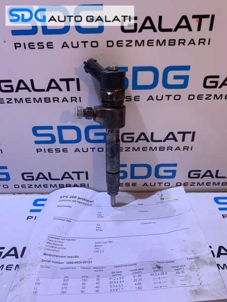 Injector Injectoare Fiat Stilo 1.9 D 2001 - 2008 Cod 0445110276 [D0043]