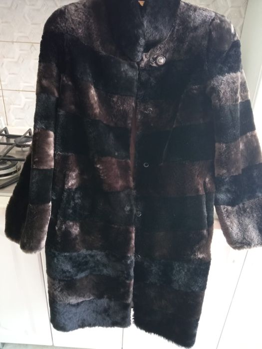Шуба женская мутон размер 48