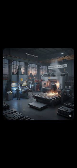 Услуги лазерной резки металла Покраска листогибочный работы