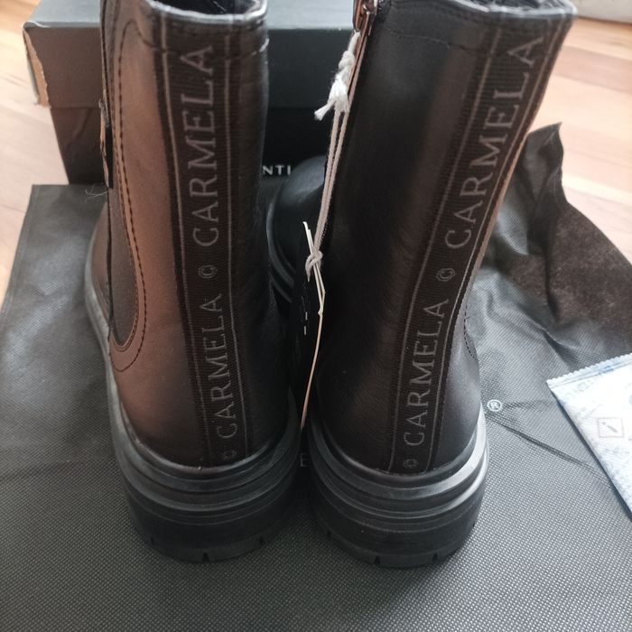 -50% Carmela N38.39,40 естествена кожа боти