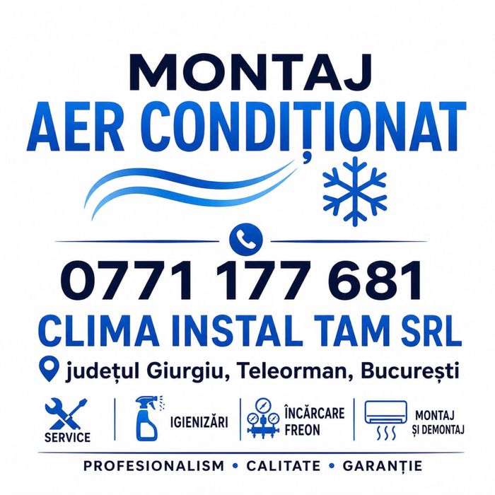 Montaj aer conditionat
