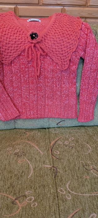 Нарядная теплая кофточка