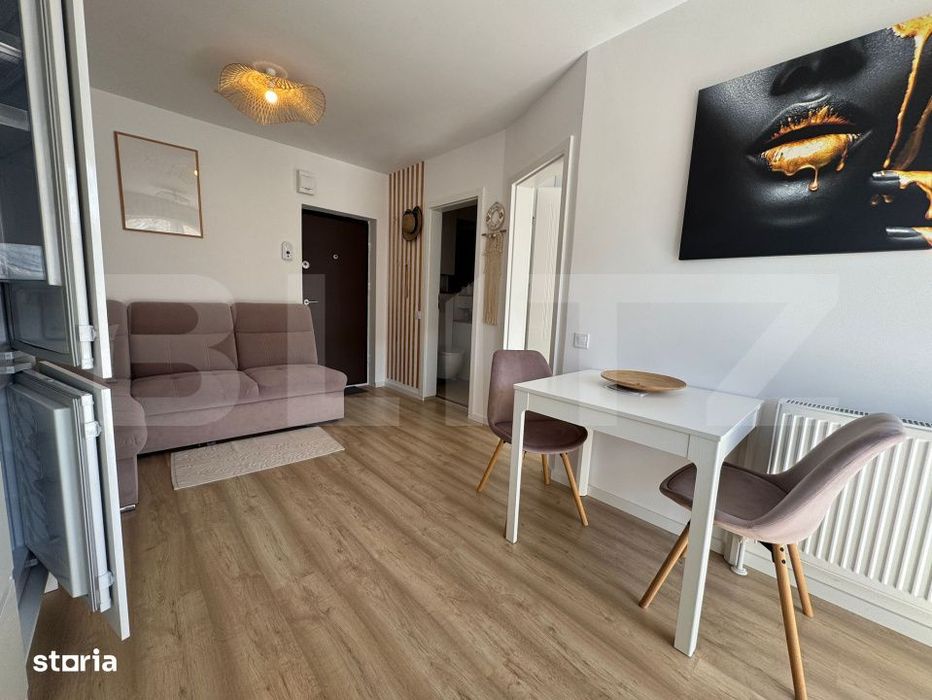 Apartament cu 2 camere, etaj intermediar, balcon, parcare, zona Porii