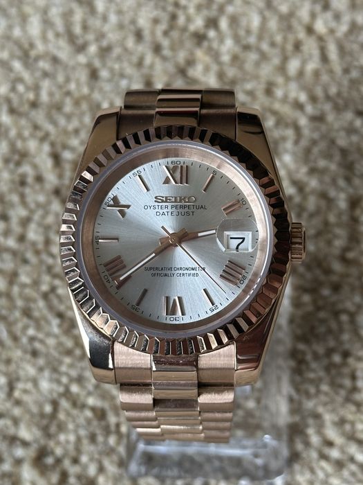 Ceas Seiko Datejust Presidential Pearl White Mod Automatic NH35