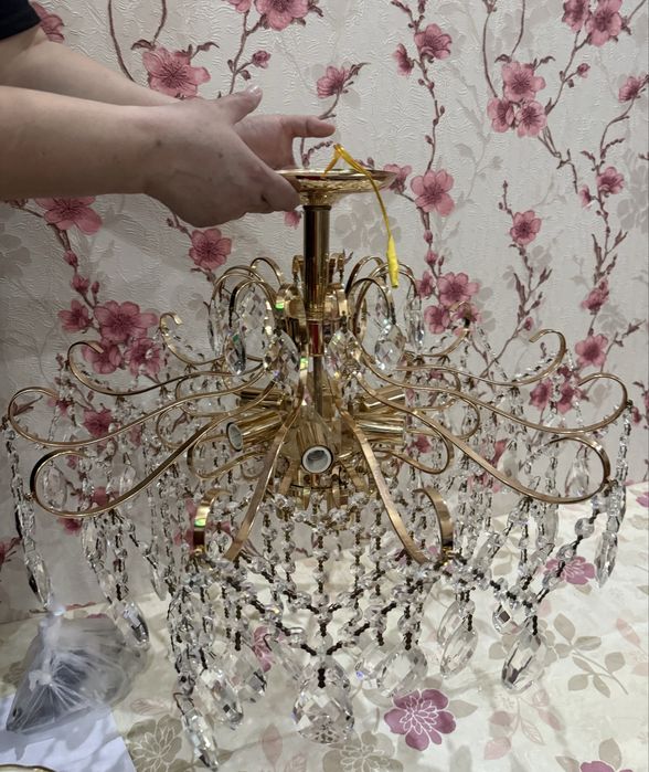 Люстра хрусталь