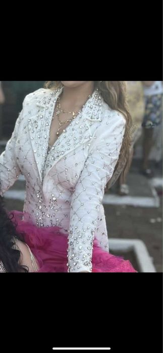 Rochie alba eleganta