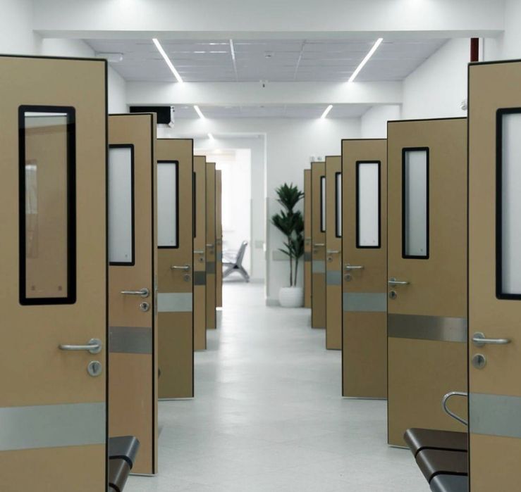 Технические двери с антибактериальный покритиям