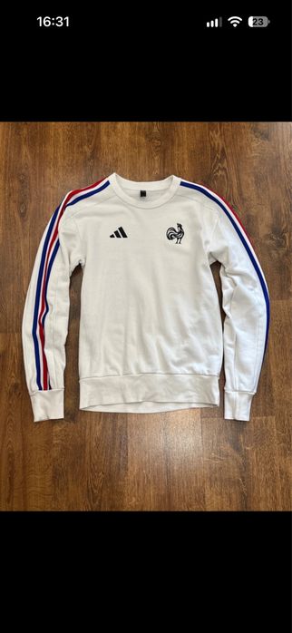 Bluza bumbac franta adidas
