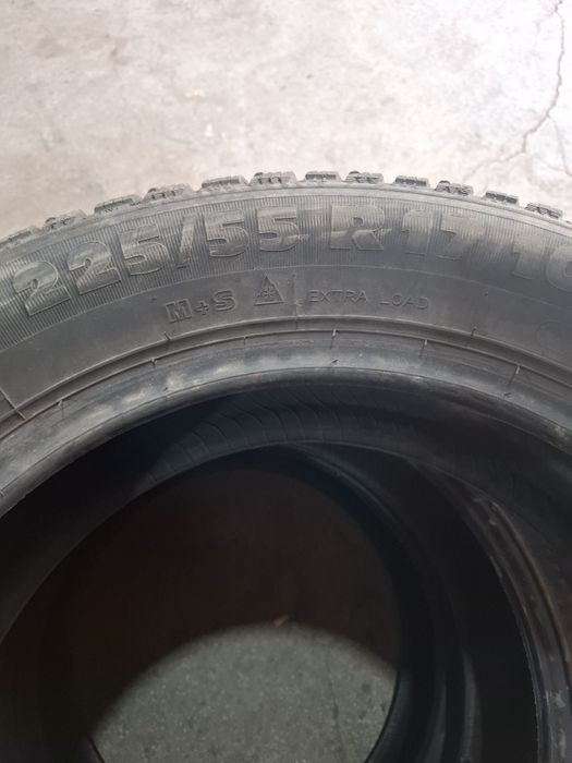 2 Зимни гуми Рикен 225/55/17 ДОТ20 6мм