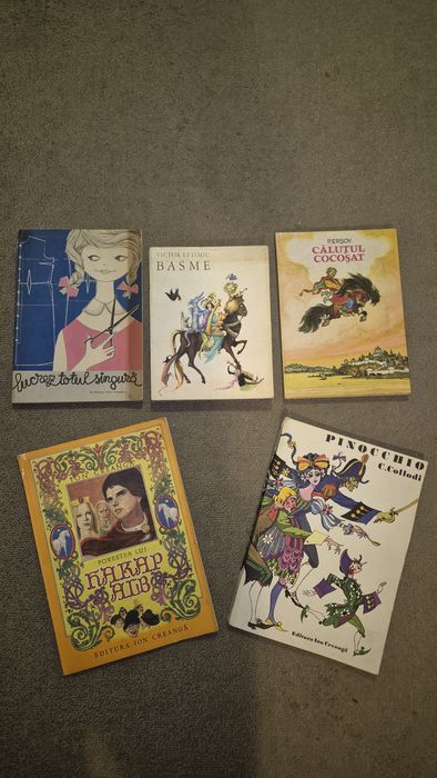 Lot cărți vechi pentru copii perioada comunista