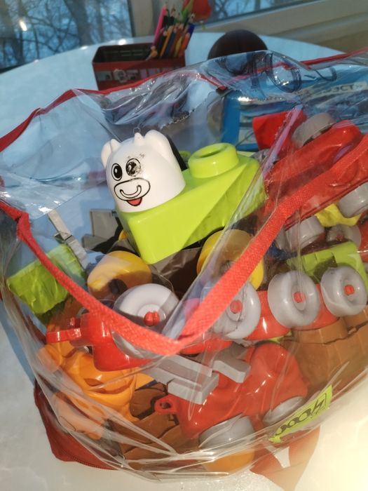 Конструктор игрушка, паровозик Томас 56 деталей