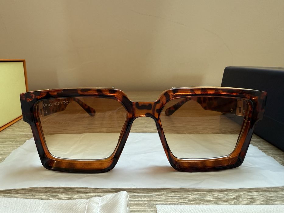 Ochelari de soare Louis Vuitton Millionaire model leopard