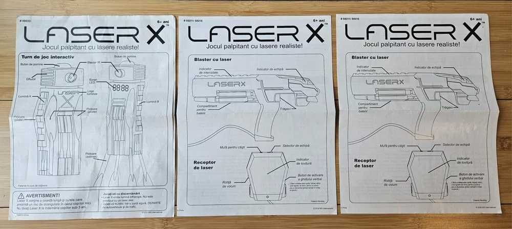 Set 5 Laser X Blaster si Laser X Gaming Tower