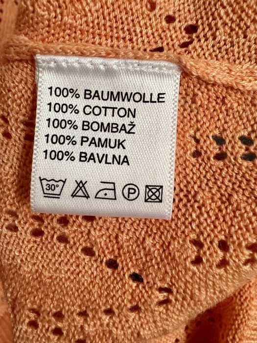 Tricou din bumbac tricotat fin. Nou cu eticheta.