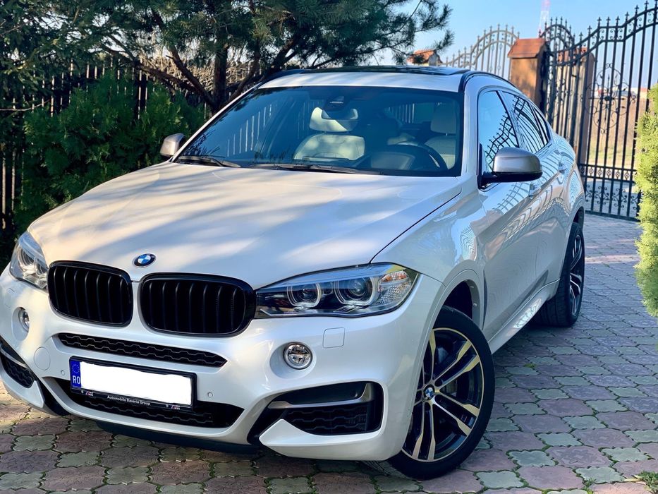 Bmw X6 Model 2016 M 5.0 xd 381 cp 165.000 km reali,Trapa , alb perlat