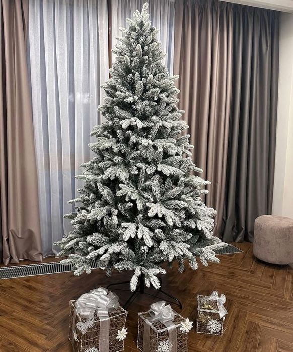 Новогодний елки искуственные елки шырша елка со снегом литые заснежен